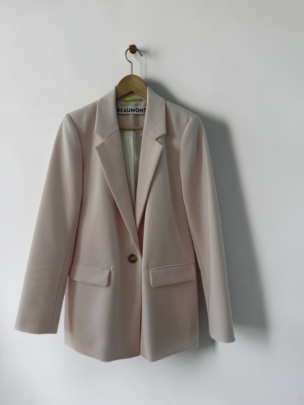 Beaumont blazer colbert jasje lichtroze roze S small 36, Ophalen of Verzenden, Zo goed als nieuw, Jasje, Roze