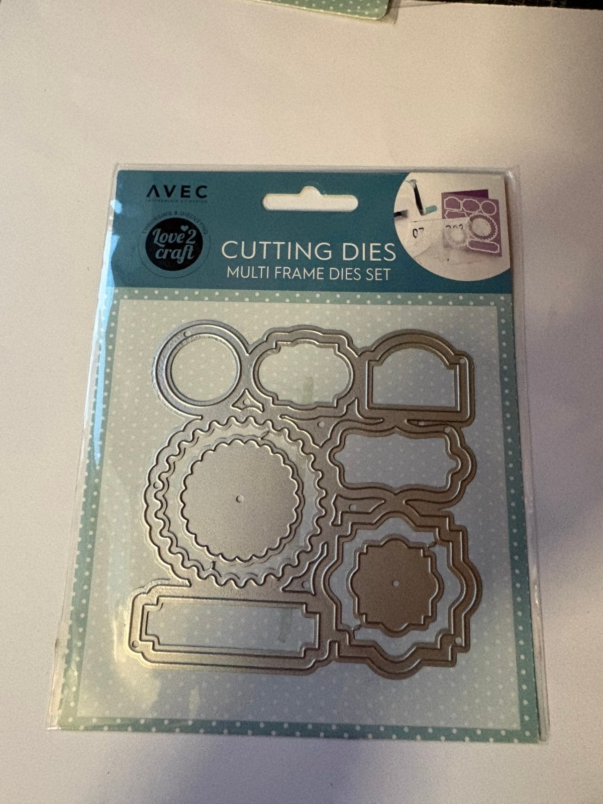Snijmal love 2 craft frame, Ophalen of Verzenden, Zo goed als nieuw, Clearstamp