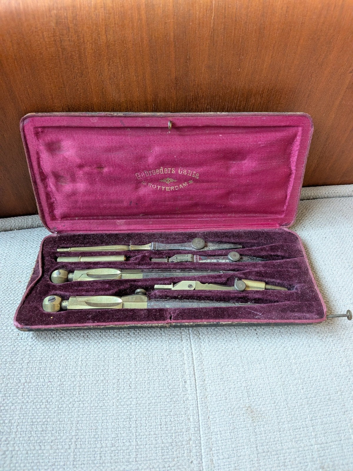 Tekenaarsset Gebroeders Canta Rotterdam 1924, Ophalen of Verzenden