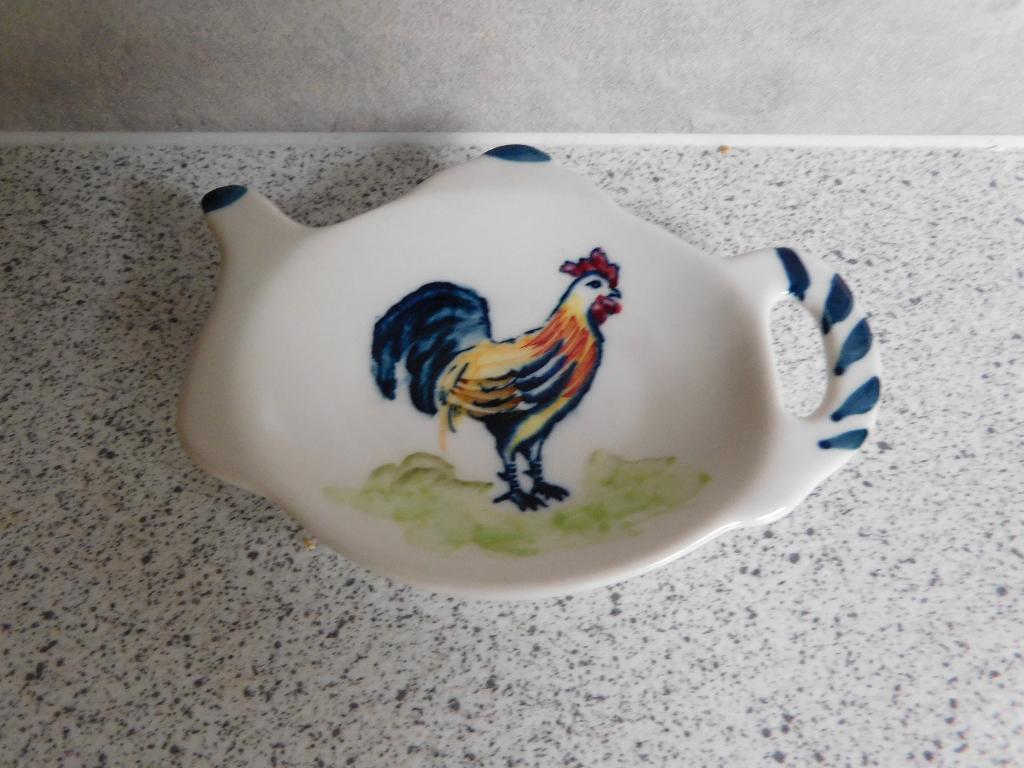 Theetip Haan Vic's Handpainted, Overige typen, Ophalen of Verzenden, Zo goed als nieuw, Overige stijlen