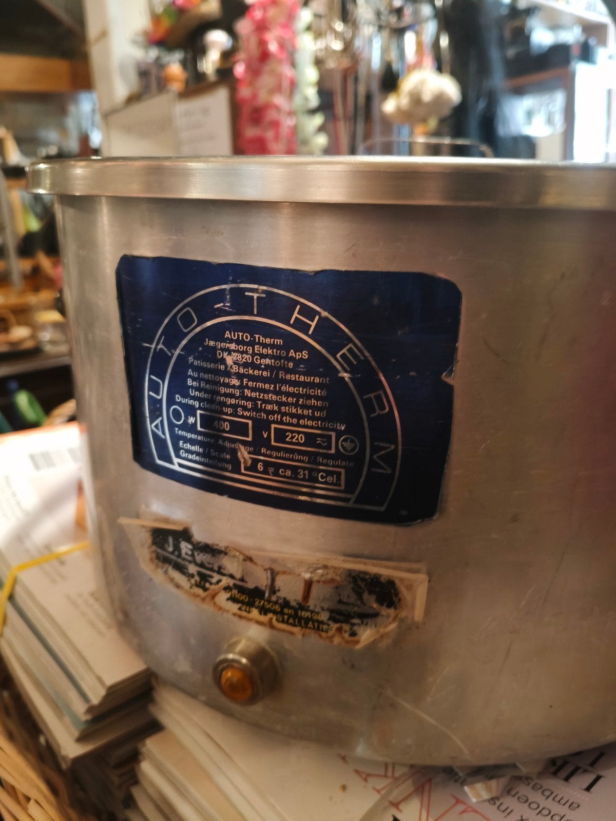 Vintage Auto-Therm Elektrische Kookpan/Weckketel, Ophalen of Verzenden, Gebruikt