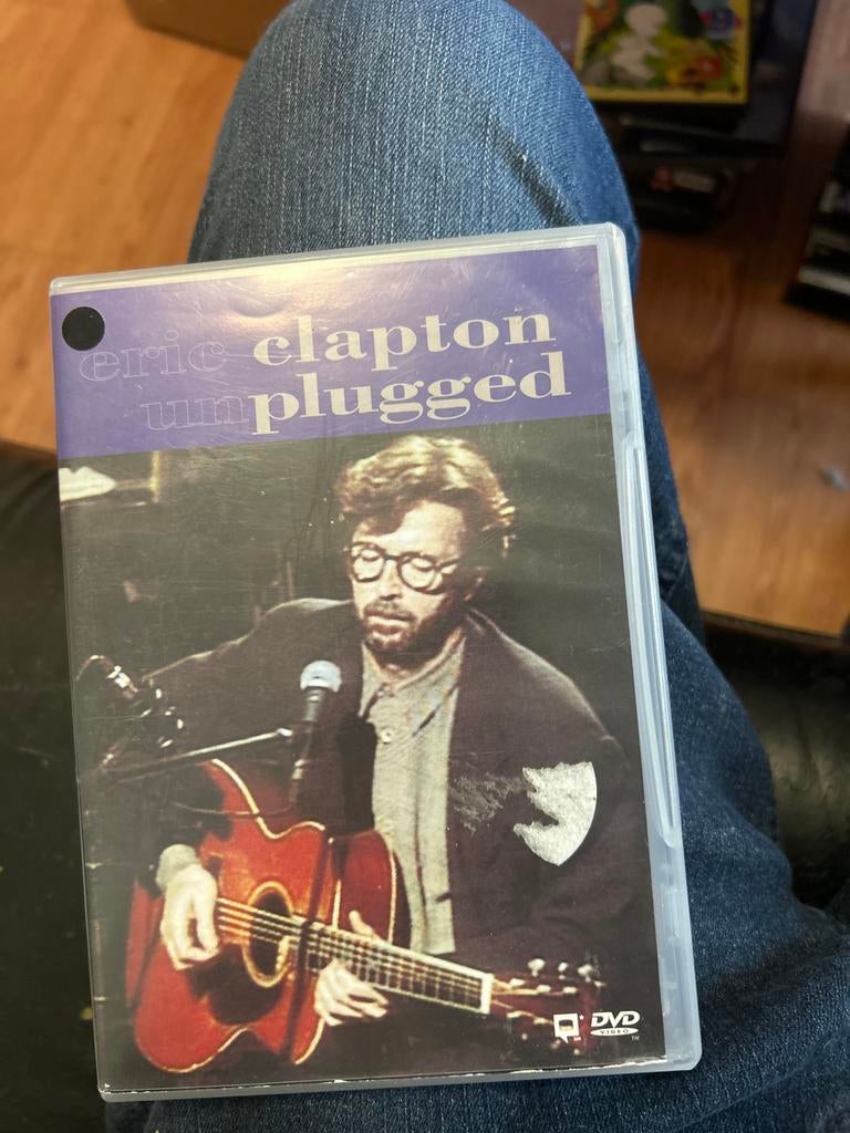 Eric Clapton Unplugged DVD - Live Akoestisch Concert, Alle leeftijden, Ophalen of Verzenden, Zo goed als nieuw