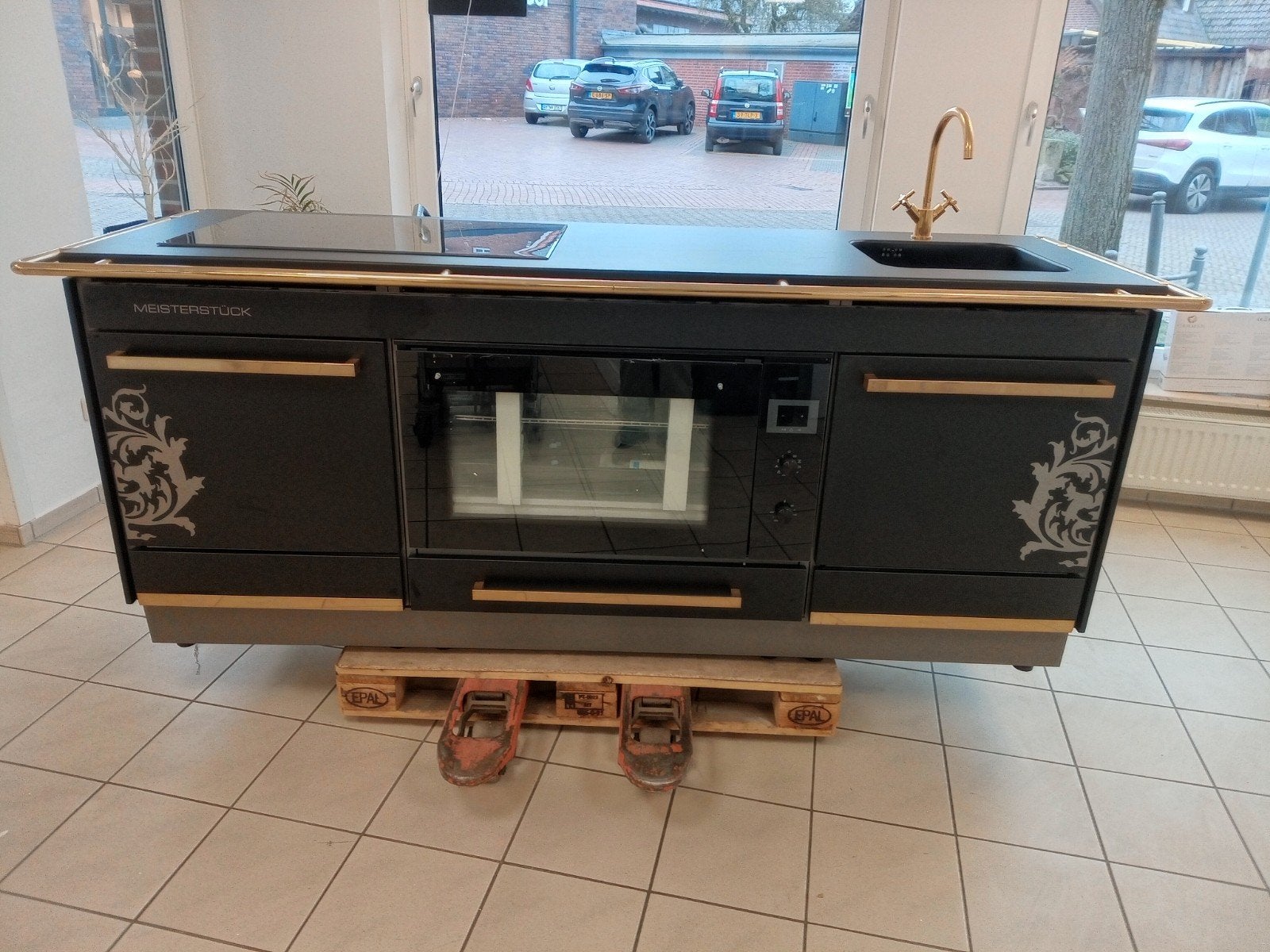 mooie Kuppersbusch buitenkeuken, Ophalen, Nieuw, Elektrisch, Vrijstaand