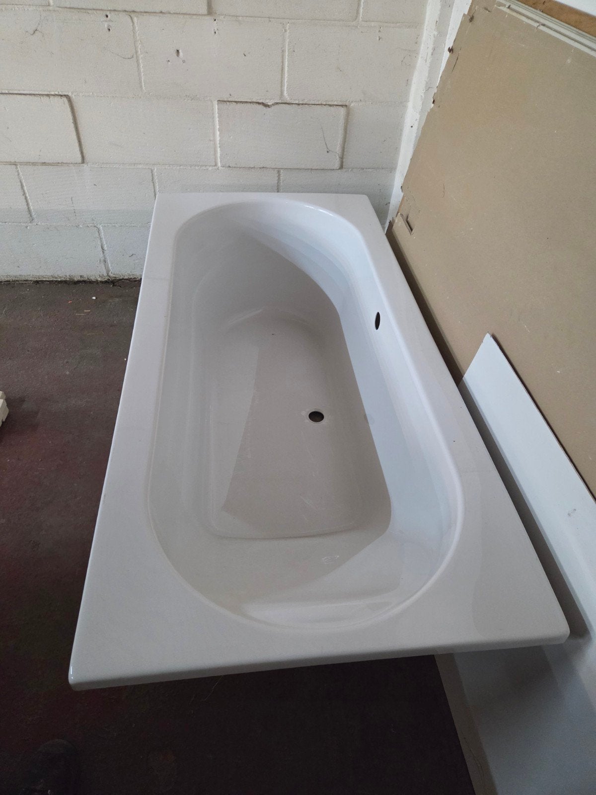 Inbouwbad 1700 x 700 mm - Wit, Doe-het-zelf en Verbouw, Sanitair, Ophalen of Verzenden, Gebruikt, Bad