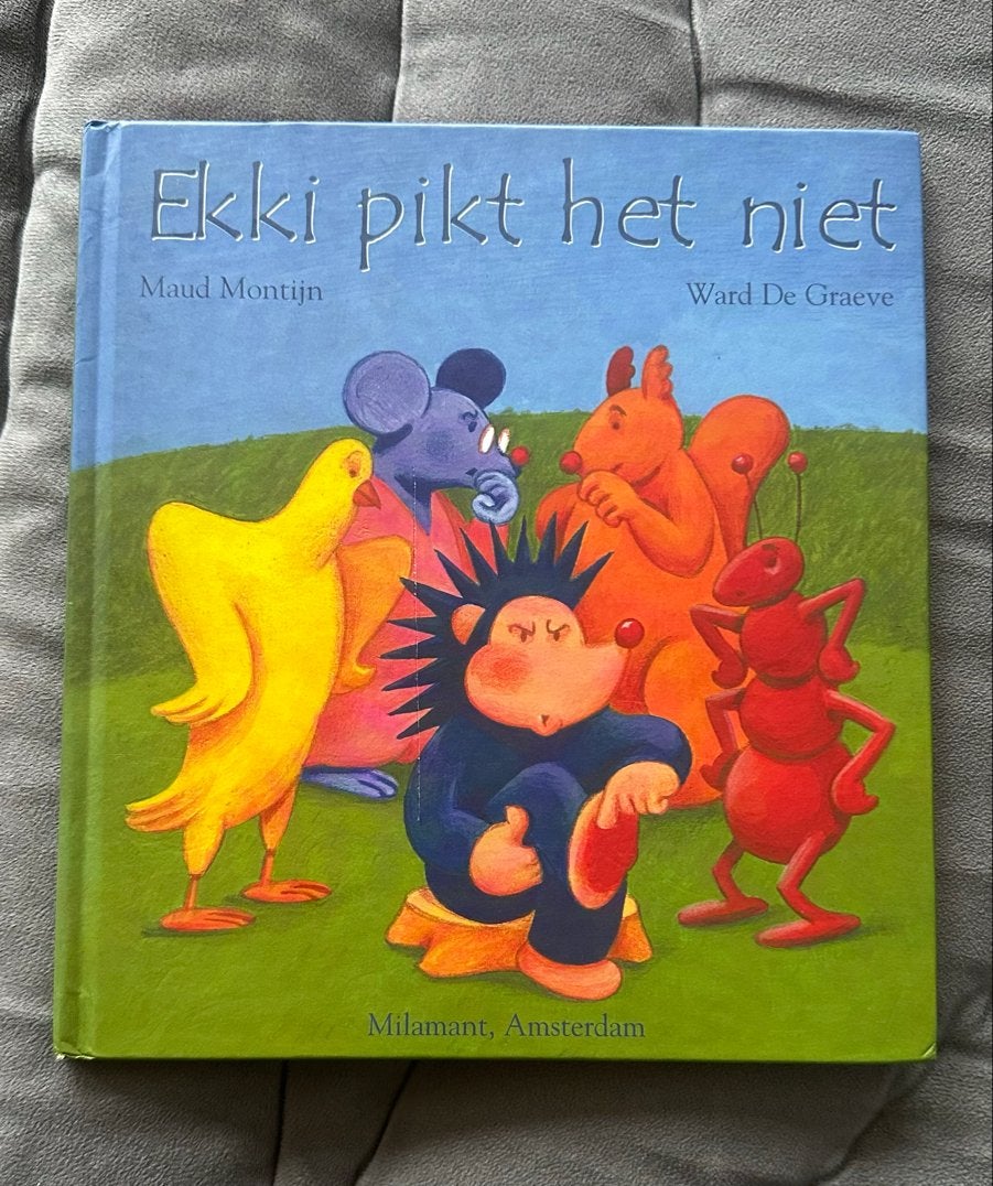 Ekki pikt het niet - Prentenboek Maud Montijn, Fictie algemeen, Jongen of Meisje, Ophalen of Verzenden, Zo goed als nieuw