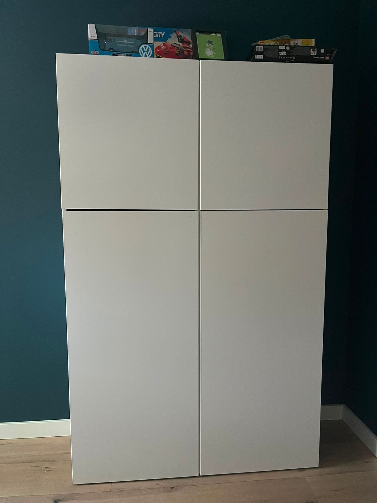 Kast wit, Ophalen, 100 tot 150 cm, Zo goed als nieuw, 150 tot 200 cm