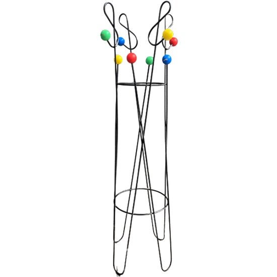 50's Roger Feraud nr1 kapstok zwarte DESIGN Clef de Sol, Huis en Inrichting, Woonaccessoires | Kapstokken, Ophalen, Gebruikt, Metaal