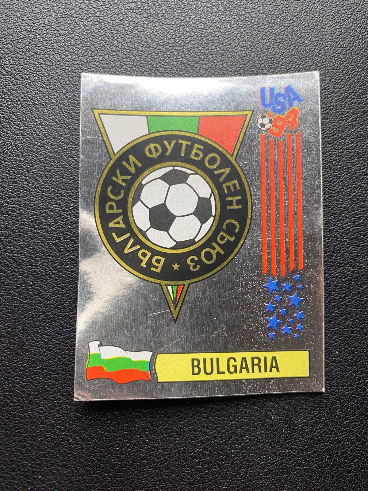 Bulgarije Embleem - Panini WK 1994, Ophalen of Verzenden, Zo goed als nieuw, Buitenlandse clubs, Poster, Plaatje of Sticker