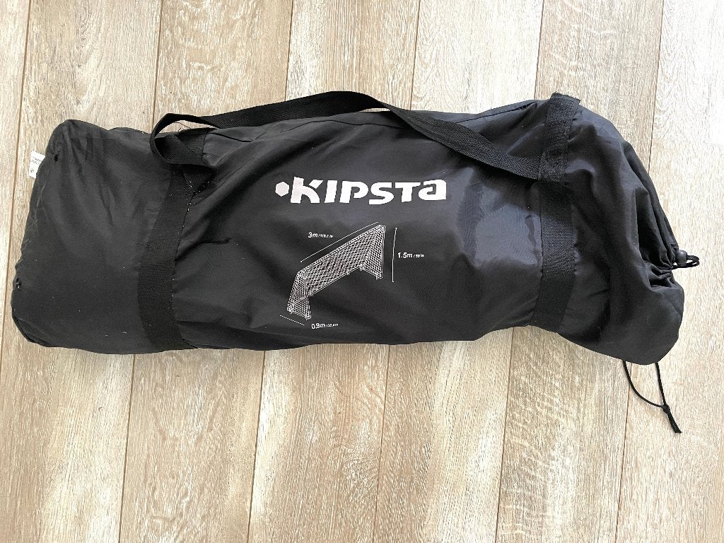 Kipsta voetbaldoel 3 x 1,5 m – met net en draagtas, Maat XS of kleiner, Ophalen, Gebruikt, Overige typen
