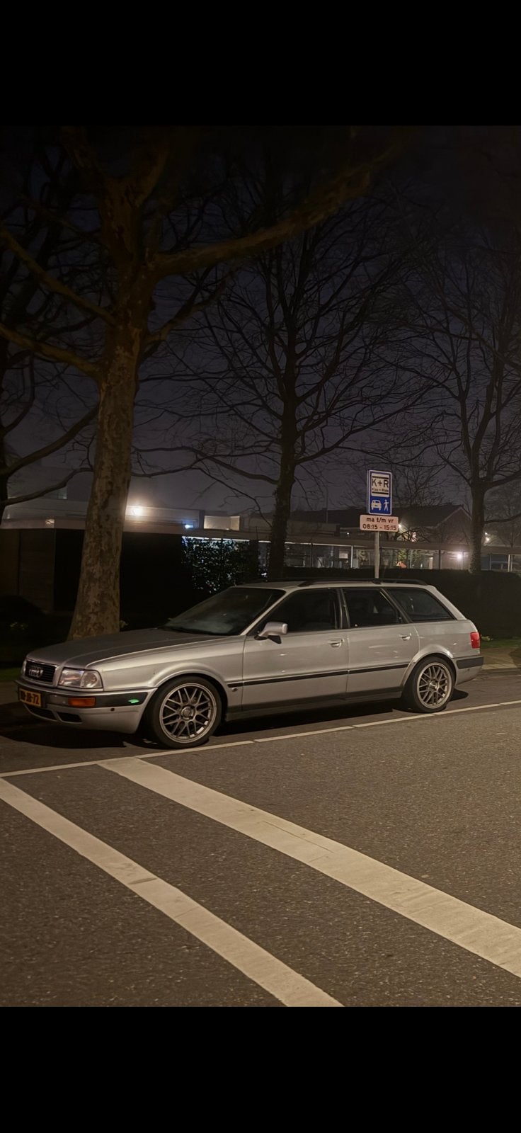 Audi 80 2.6 E Avant 110KW E2 1993 Grijs, Auto's, Audi, Voorwielaandrijving, 1349 kg, 2598 cc, Origineel Nederlands
