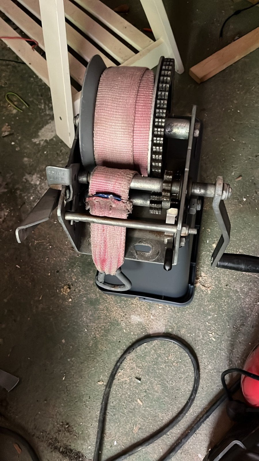Handlier met band - Gebruikt maar functioneel, Ophalen, Gebruikt, Handmatig