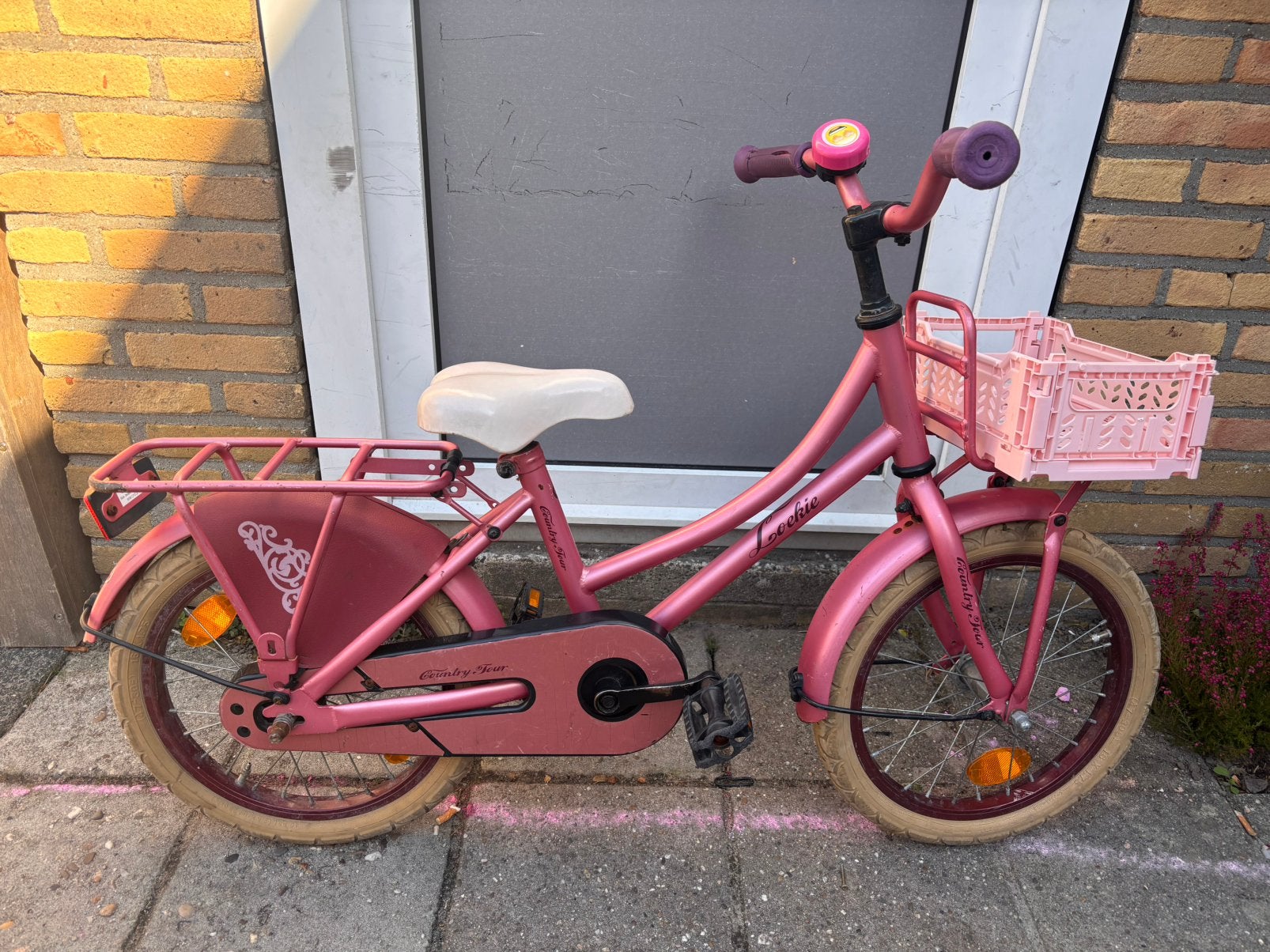 Meisjes fiets 16 inch, Fietsen en Brommers, Ophalen, Zo goed als nieuw, 16 inch