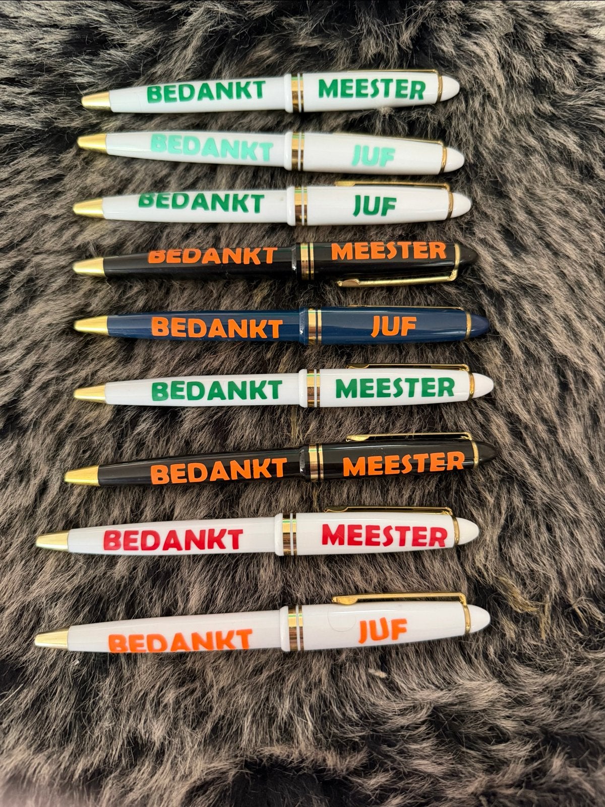 Pennen bedankt voor Juf Of Meester, Diversen, Schrijfwaren, Ophalen of Verzenden, Nieuw