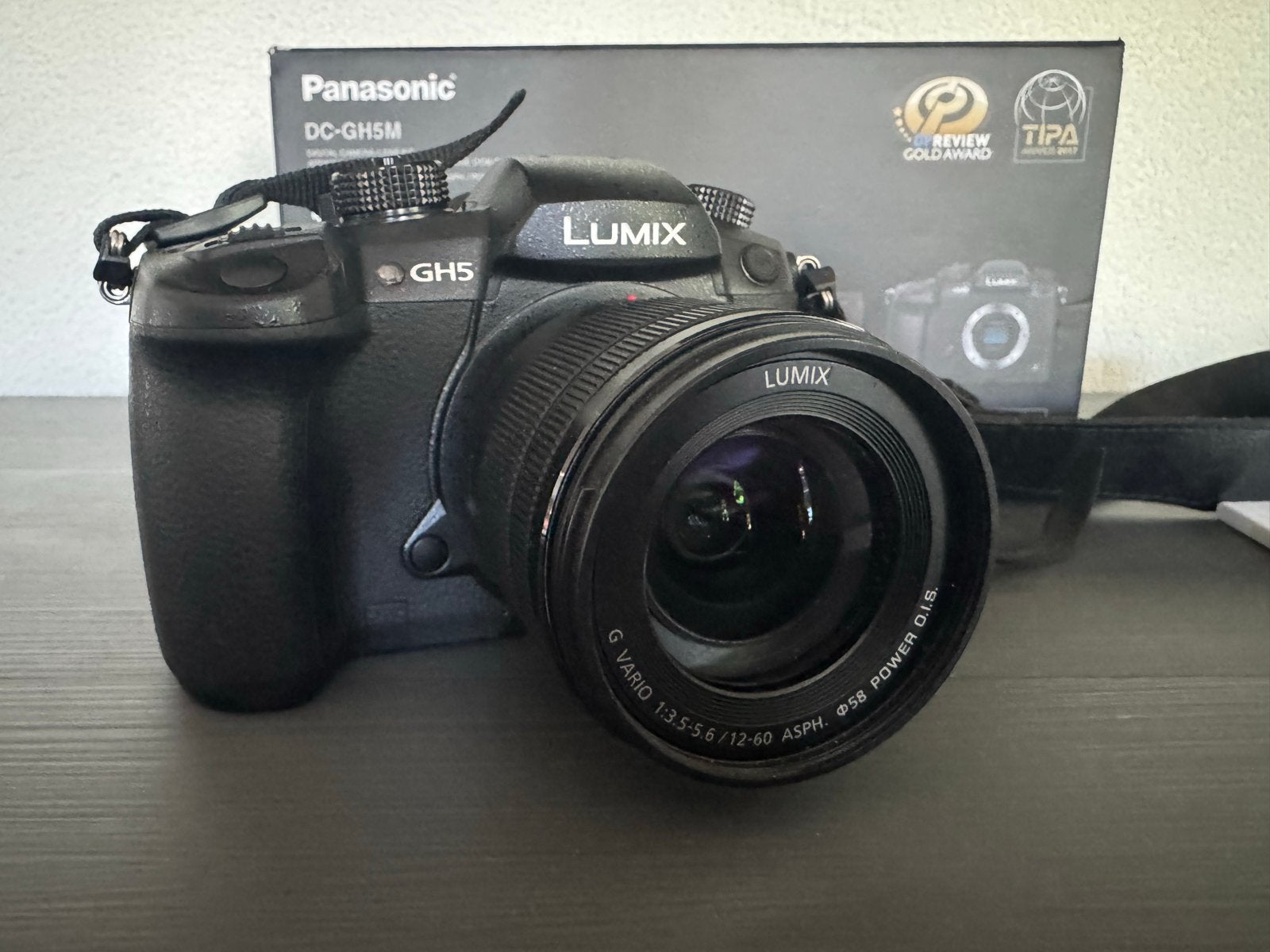 Panasonic DC-GH5M met 12-60mm lens, compleet en z.g.a.n., Ophalen of Verzenden, Zo goed als nieuw, Overige Merken