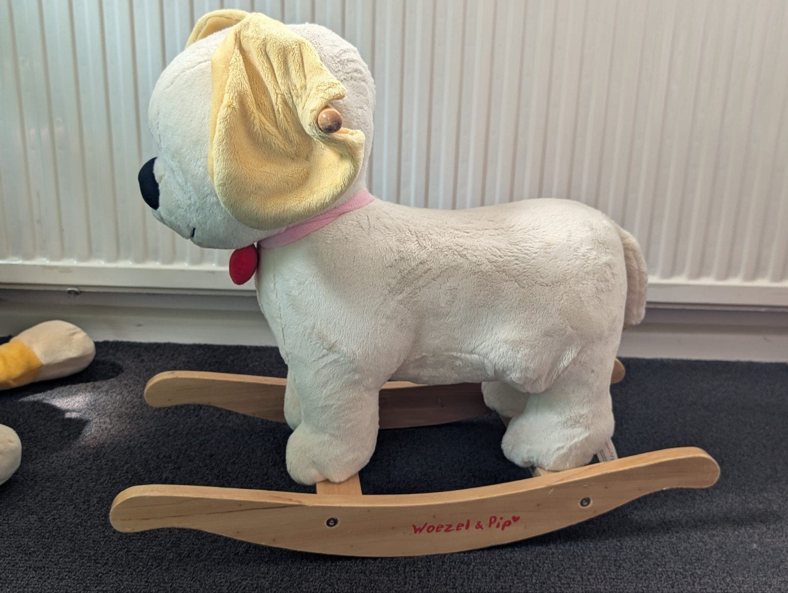 Schattige houten hobbelhond van Worzel & Pip, Ophalen, Gebruikt