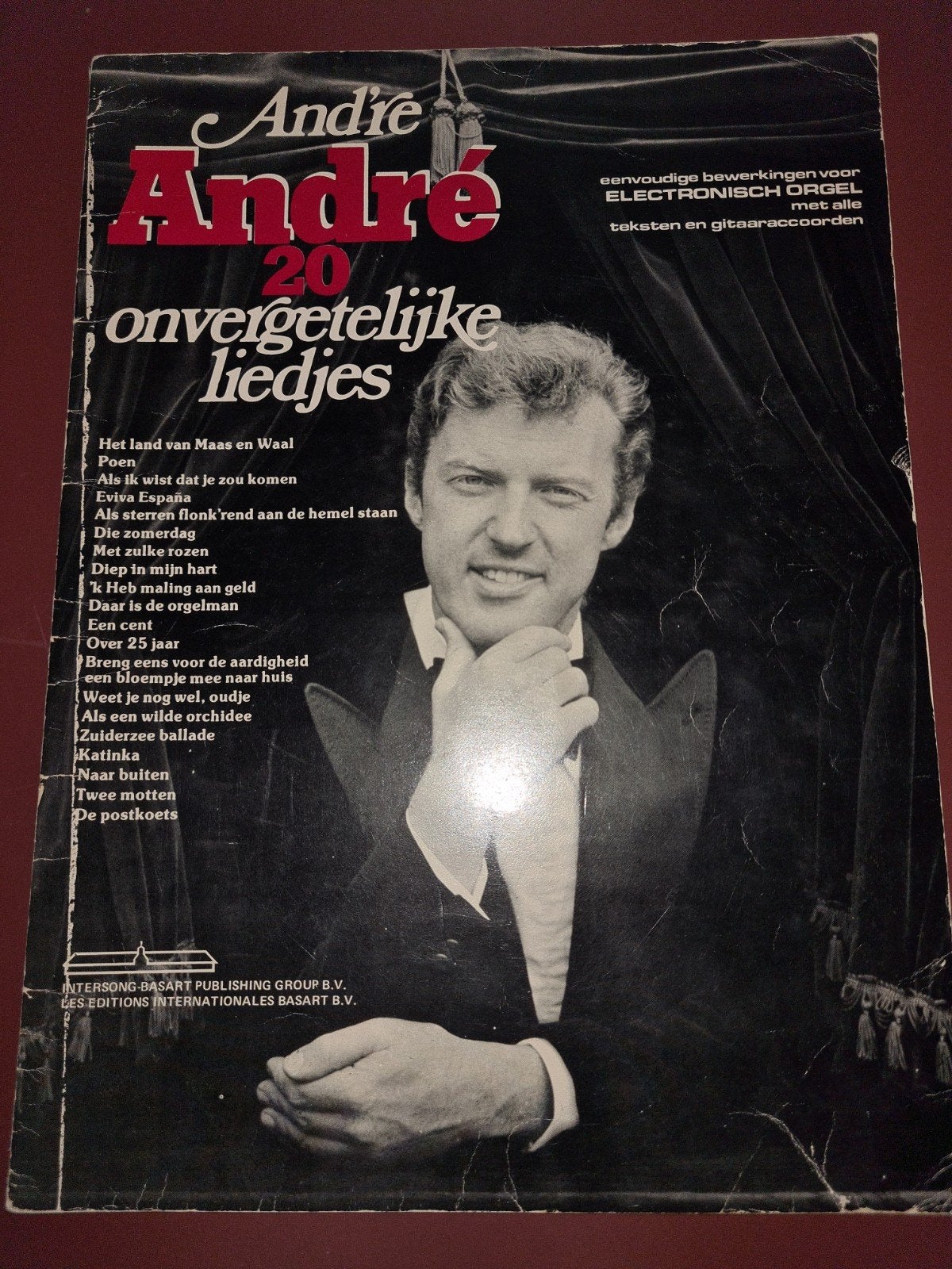 André André - 20 onvergetelijke liedjes (bladmuziek), Gebruikt, Accordeon, Ophalen of Verzenden, Thema