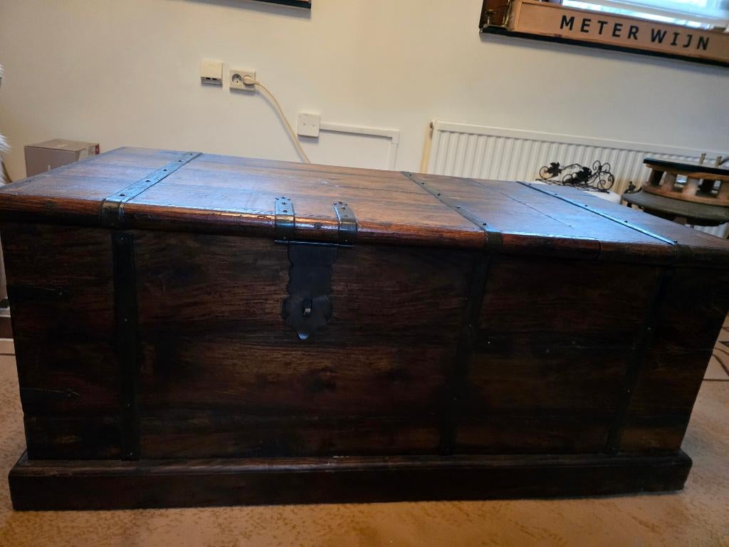 Drankenkist met liggend wijnrek, Ophalen, Gebruikt, Minder dan 50 cm, 50 tot 75 cm