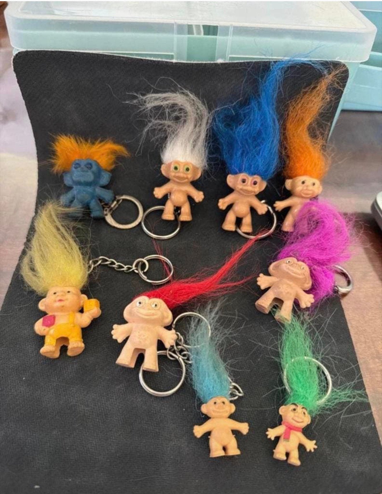 Wow - Jaren 80/90 Vintage set van 9 Trolls vd verzamelaar, Verzenden, Zo goed als nieuw, Knuffel of Figuurtje