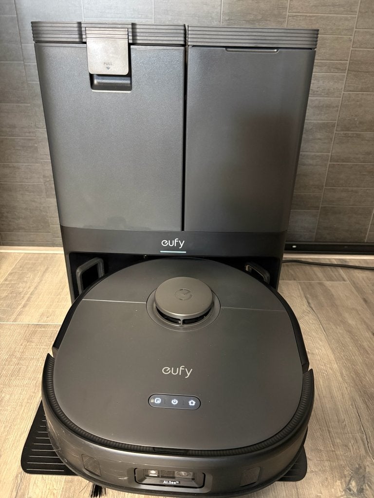 Eufy X10 Pro Omni Robotstofzuiger & Dweilstation, Ophalen, Zo goed als nieuw, Stille werking, Robotstofzuiger