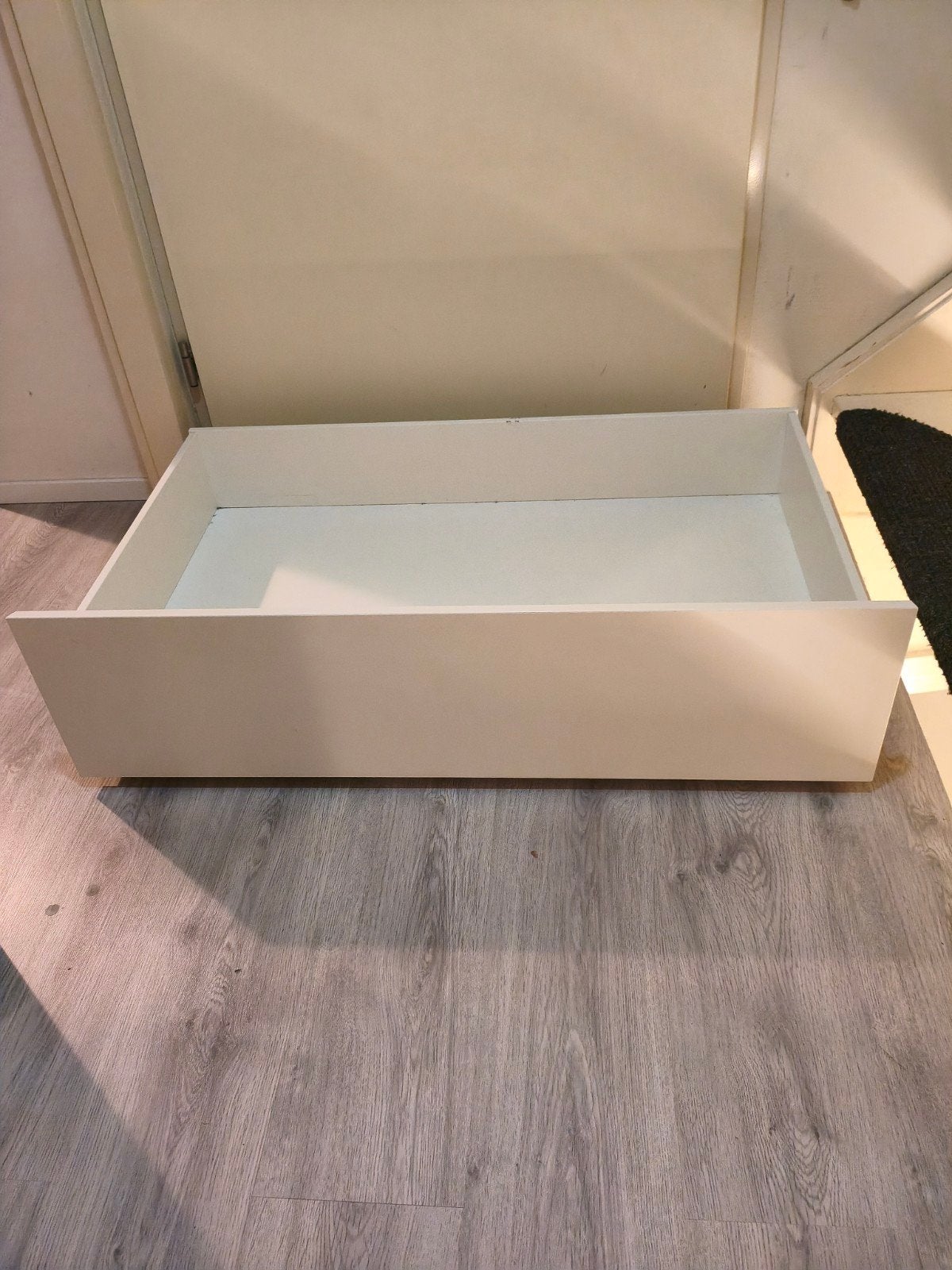 2x IKEA bedlades op wielen - wit, Ophalen, Gebruikt, Wit, Overige maten
