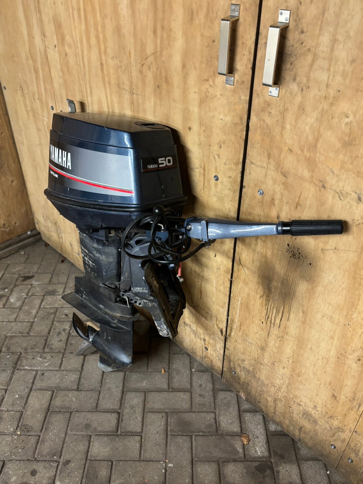 Yamaha 50pk autolube kortstaart, Ophalen, Gebruikt, Benzine, 30 pk of meer