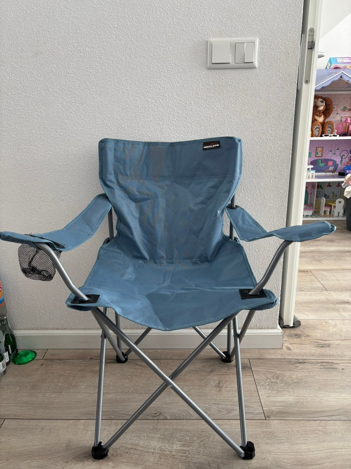 Vouwstoel blauw, Ophalen of Verzenden, Zo goed als nieuw, Campingstoel