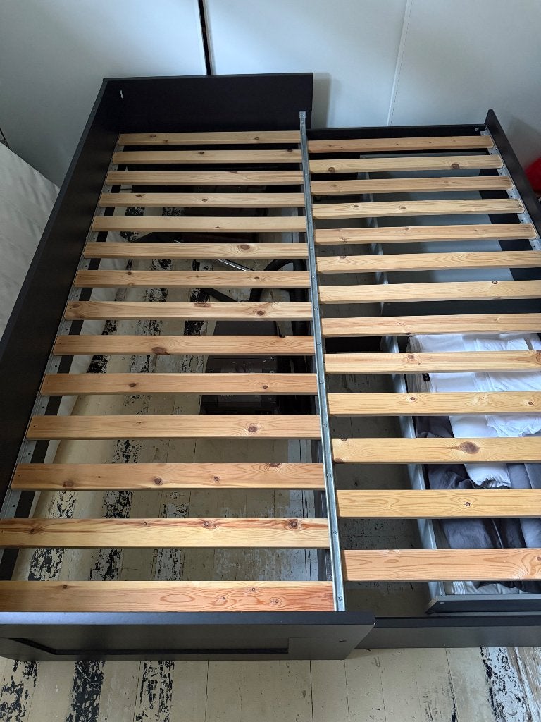 IKEA Brimnes, Ophalen, Gebruikt, Eenpersoons, Zwart