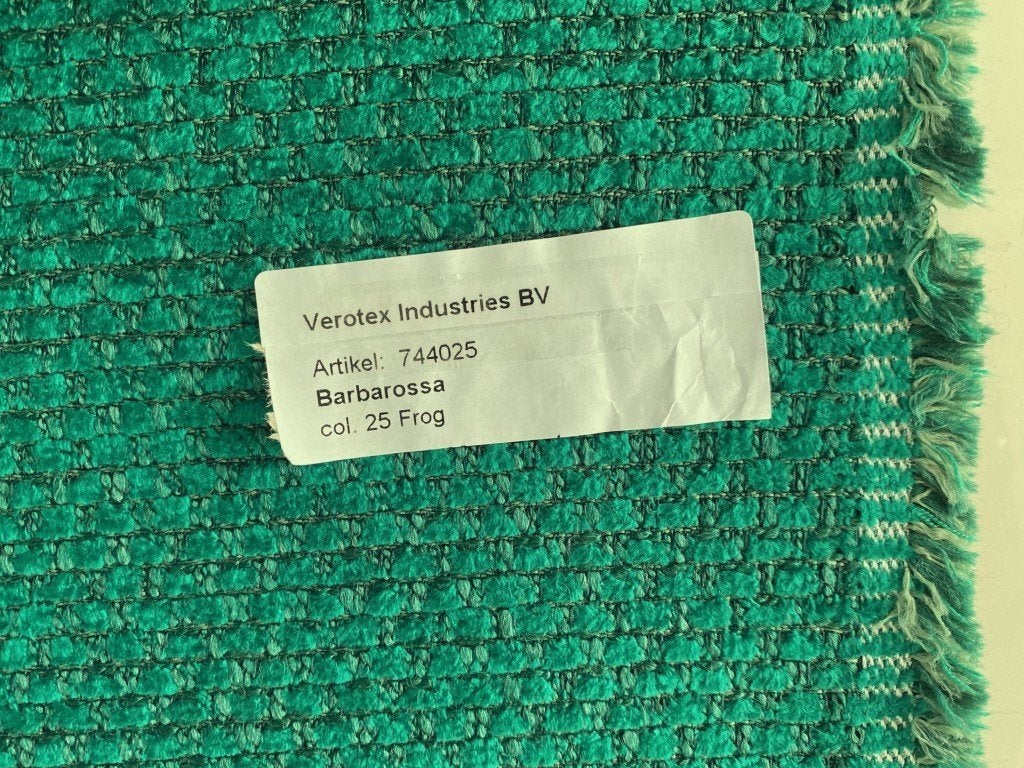 Verotex Barbarossa 25; groen; 5,1 meter meubelstof NU 127€, Overige materialen, 120 cm of meer, Ophalen of Verzenden, Groen