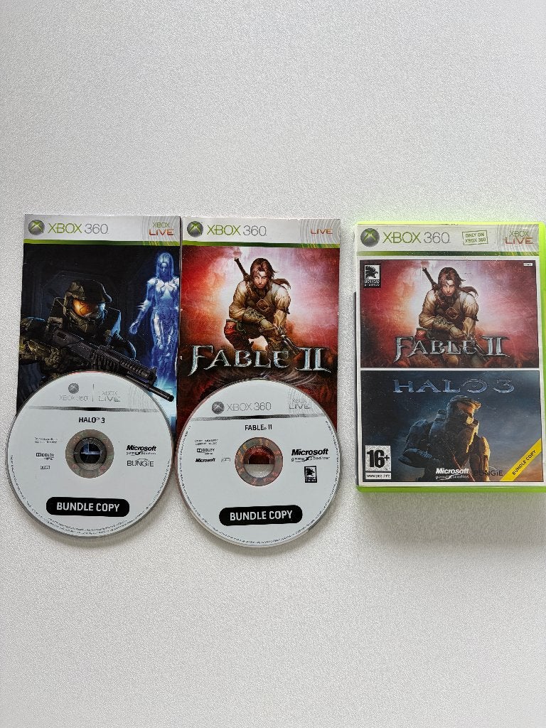 Fable II / Halo 3 Bundle Copy Xbox 360 PAL, Shooter, 1 speler, Ophalen of Verzenden, Zo goed als nieuw