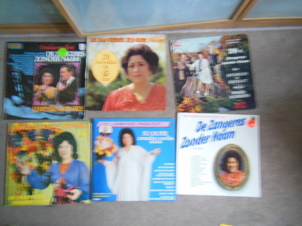6 x ZANGERES ZONDER NAAM - LP -  1960/75, LP, Gebruikt, Overige formaten, Levenslied of Smartlap