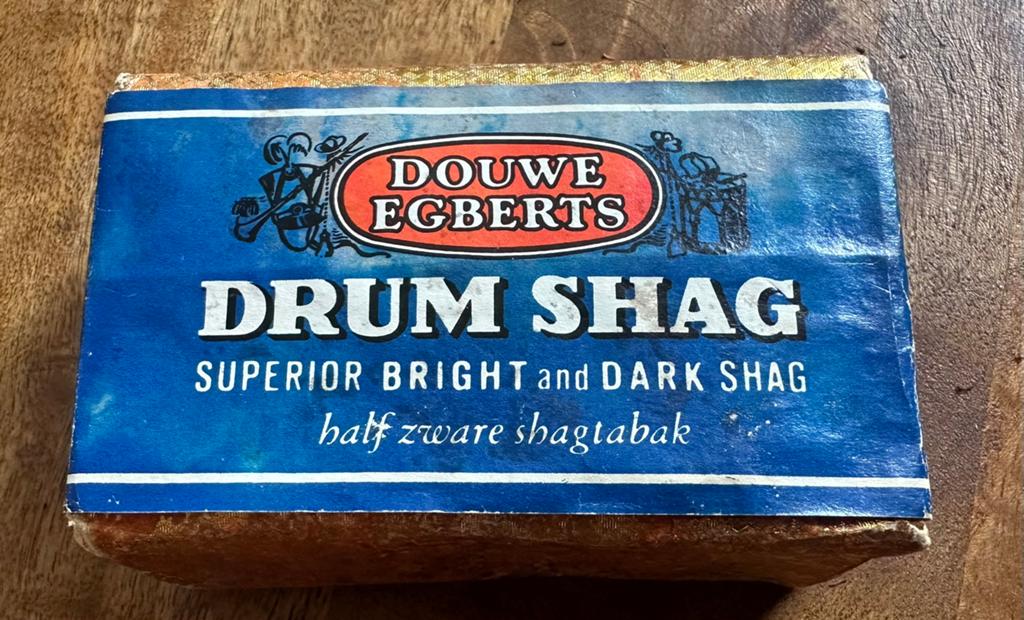 Zeer oud pakje Drum shag/tabak jaren 50 ( nog verzegeld), Verzamelen, Rookartikelen, Aanstekers en Luciferdoosjes, Ophalen of Verzenden