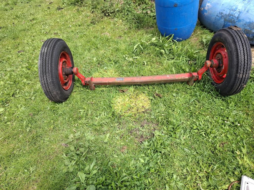 Aanhanger as, Ophalen