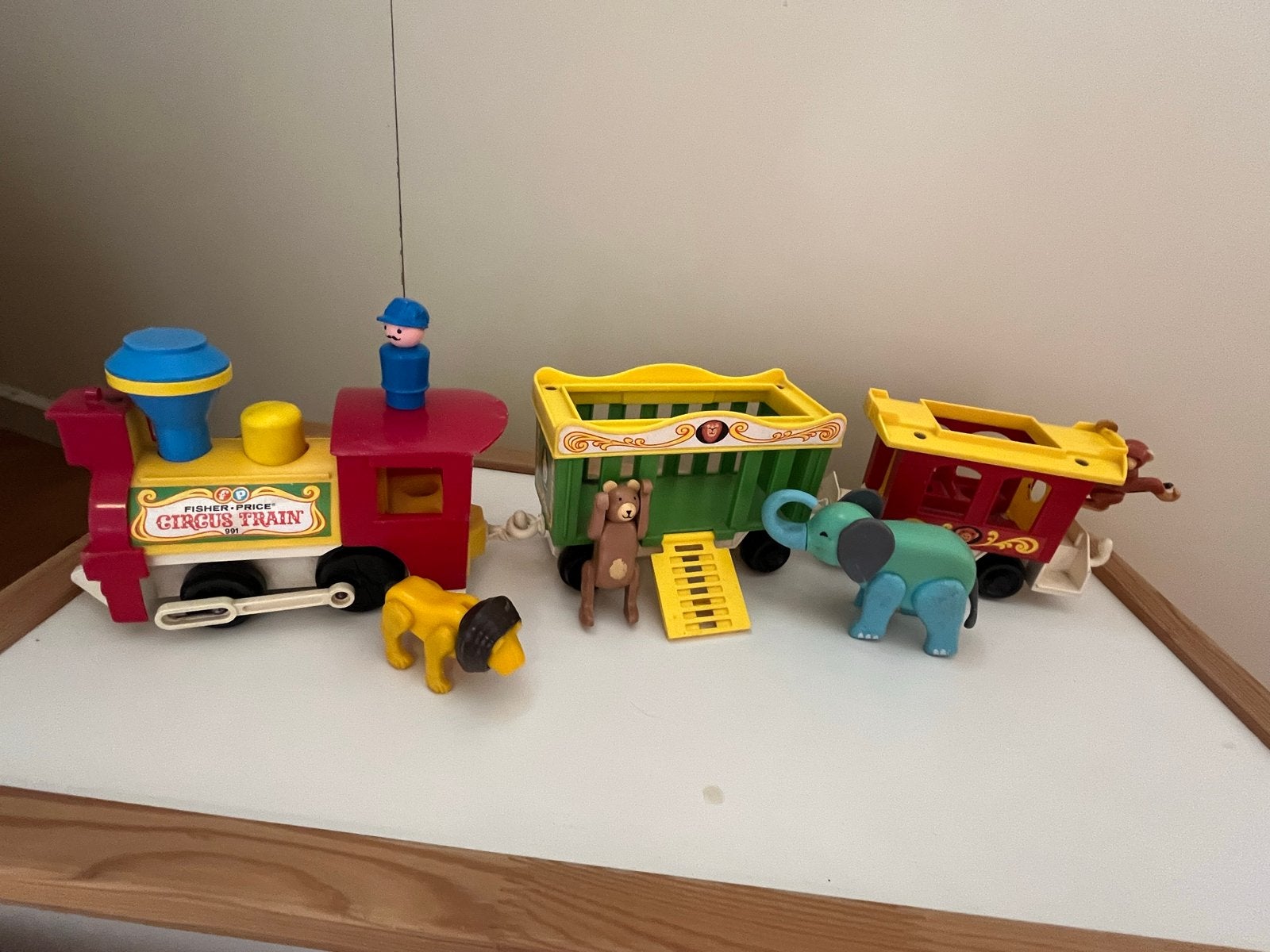 Vintage Fisher-Price Speelgoed Collectie, Ophalen, Gebruikt, Speelset, Met geluid