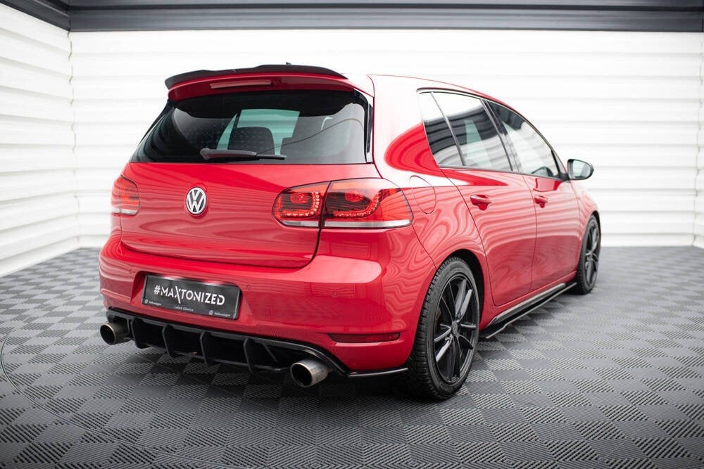 Race Voorlip sideskirt diffuser - Golf 6 GTI GTD 08-12, Auto diversen, Ophalen of Verzenden