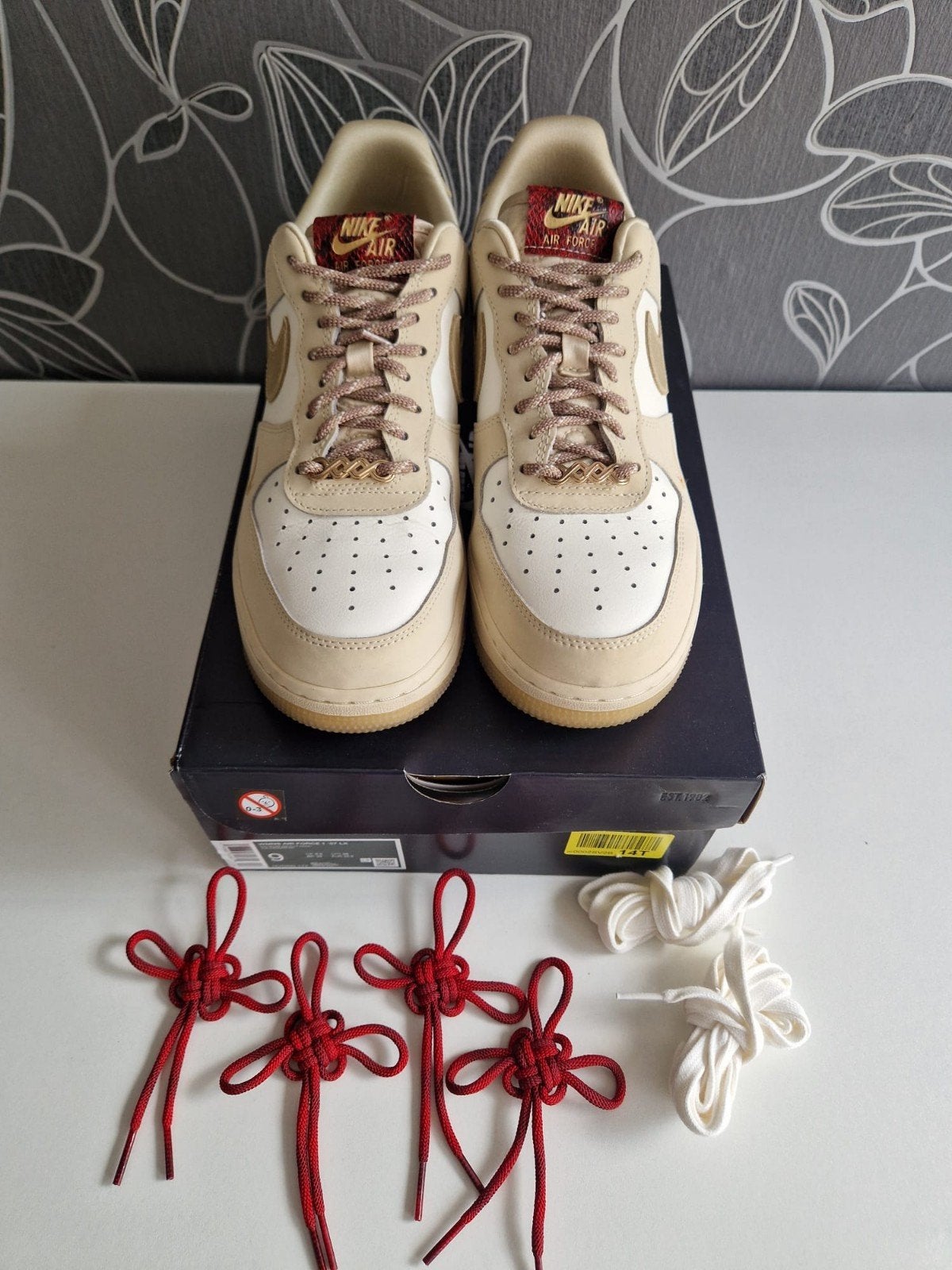 Nike Air Force 1 ’07 LX Wmns "Year of the Snake, Beige, Nike, Ophalen of Verzenden, Sneakers of Gympen