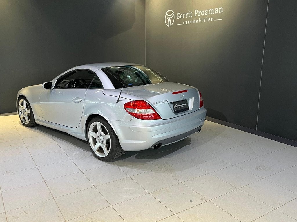 Mercedes-Benz SLK-klasse 350 V6 AMG Styling | 47.387 km | De, Auto's, Achterwielaandrijving, Gebruikt, Zwart, Cabriolet