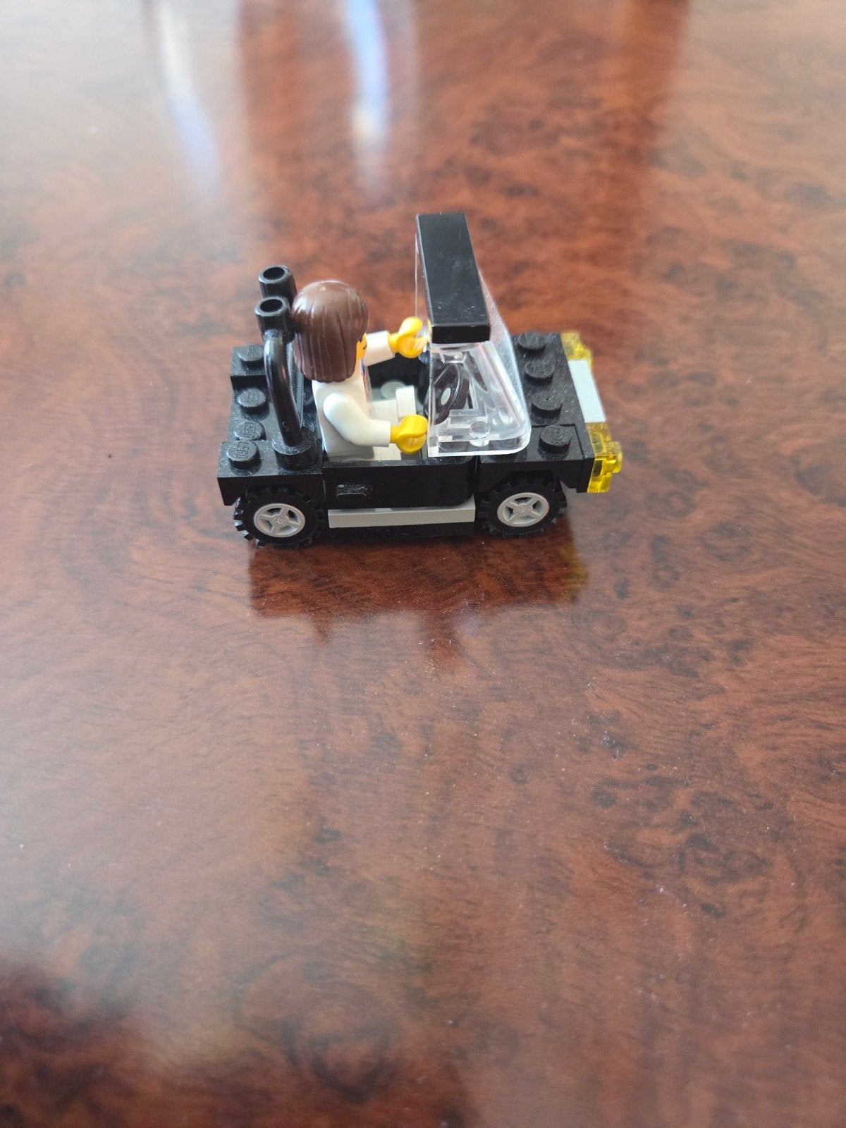 Lego Legoland 6501 (1987) Sportwagen met Minifiguur en boekj, Gebruikt, Lego, Ophalen of Verzenden, Complete set