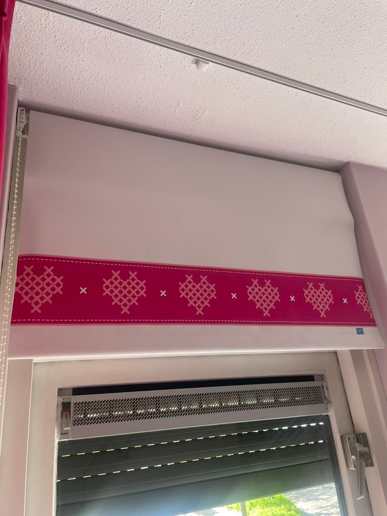 Rolgordijnen - 2 stuks, Ophalen, Gebruikt, Overige kleuren, 50 tot 100 cm