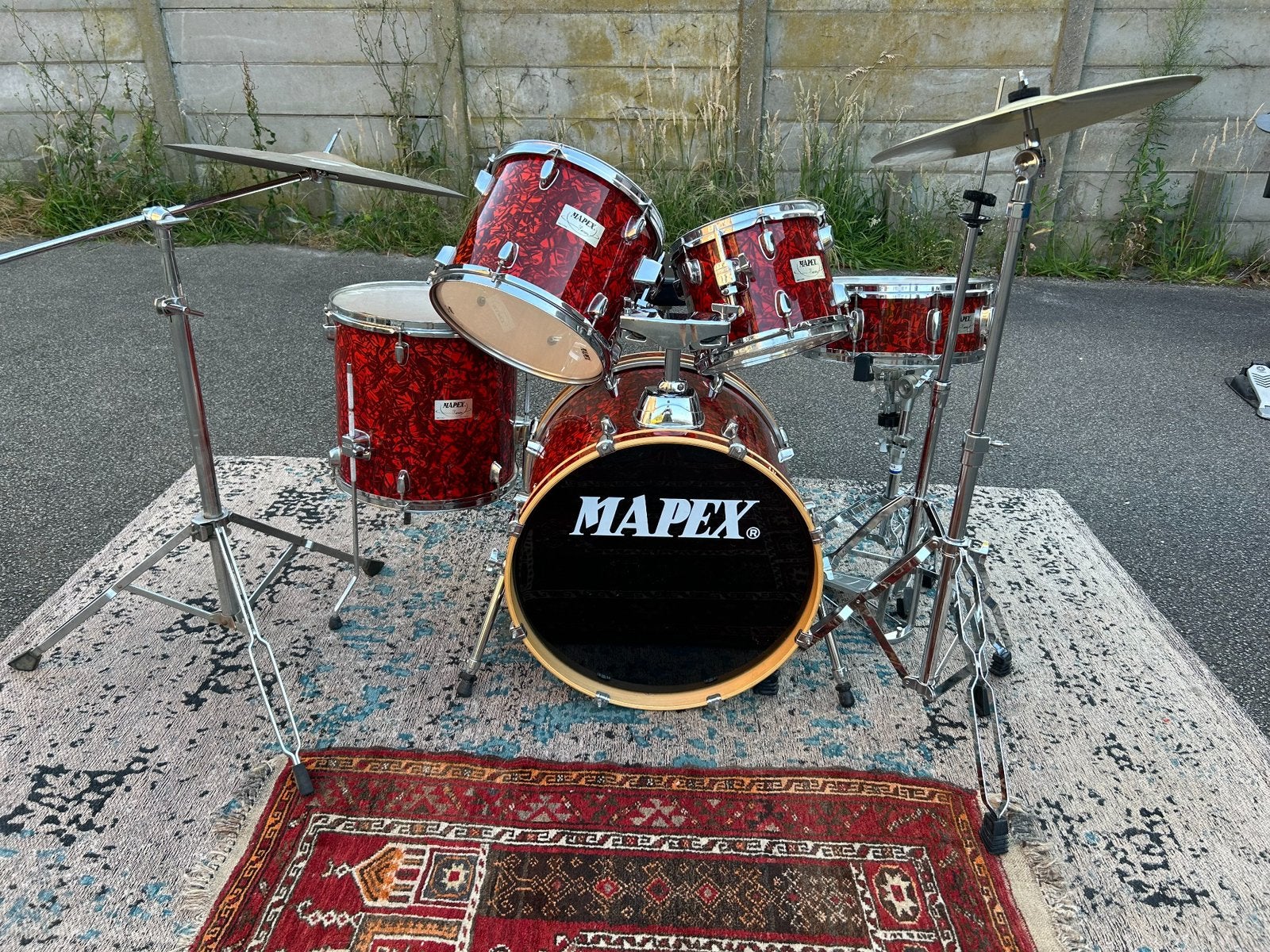 Mapex drumstel compleet, Ophalen, Gebruikt