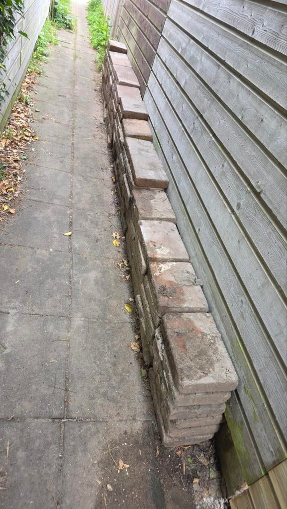 Gebruikte terrastegels voor tuin of pad, Tuin en Terras, Gebruikt, Ophalen of Verzenden, 10 m² of meer, Beton