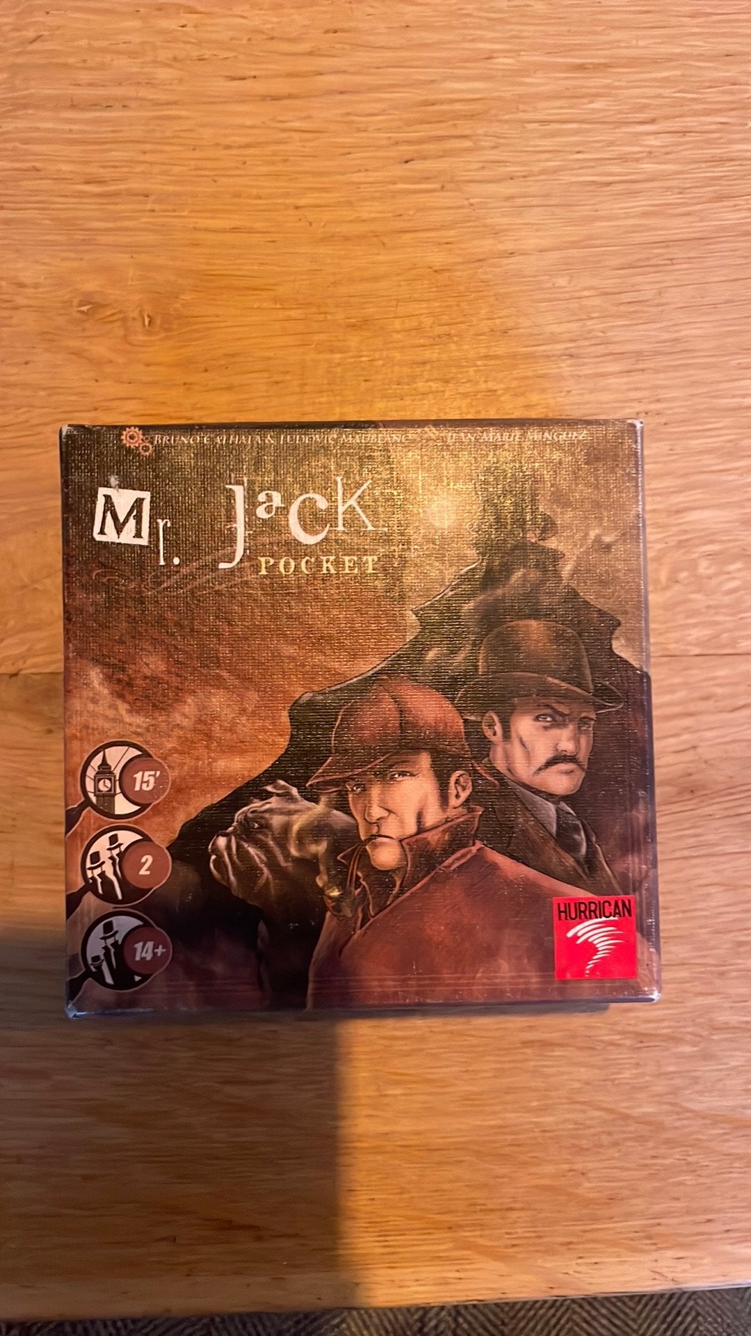 Mr. Jack Pocket - Spannend detective bordspel, Een of twee spelers, Ophalen of Verzenden, Gebruikt, Reisspel