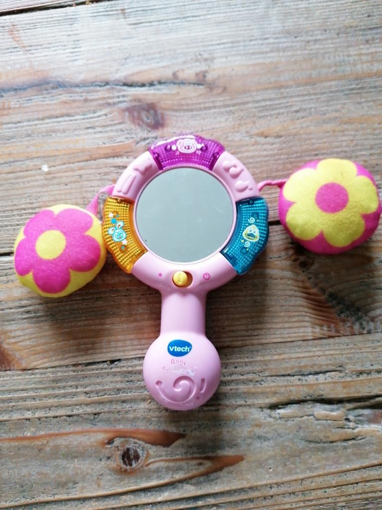 VTech Baby Spiegel Rammelaar met Bloemen, Kinderen en Baby's, Speelgoed | Vtech, Ophalen, Gebruikt, 6 maanden tot 2 jaar