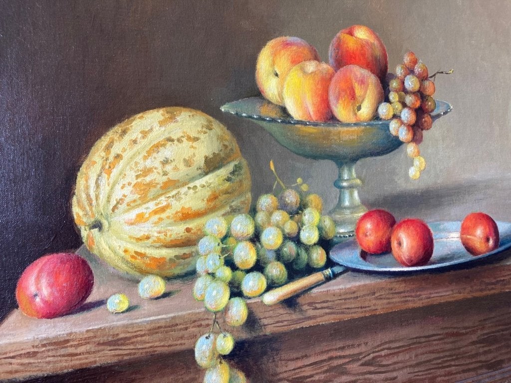 Anton Verhoeven, stilleven met fruit, Ophalen