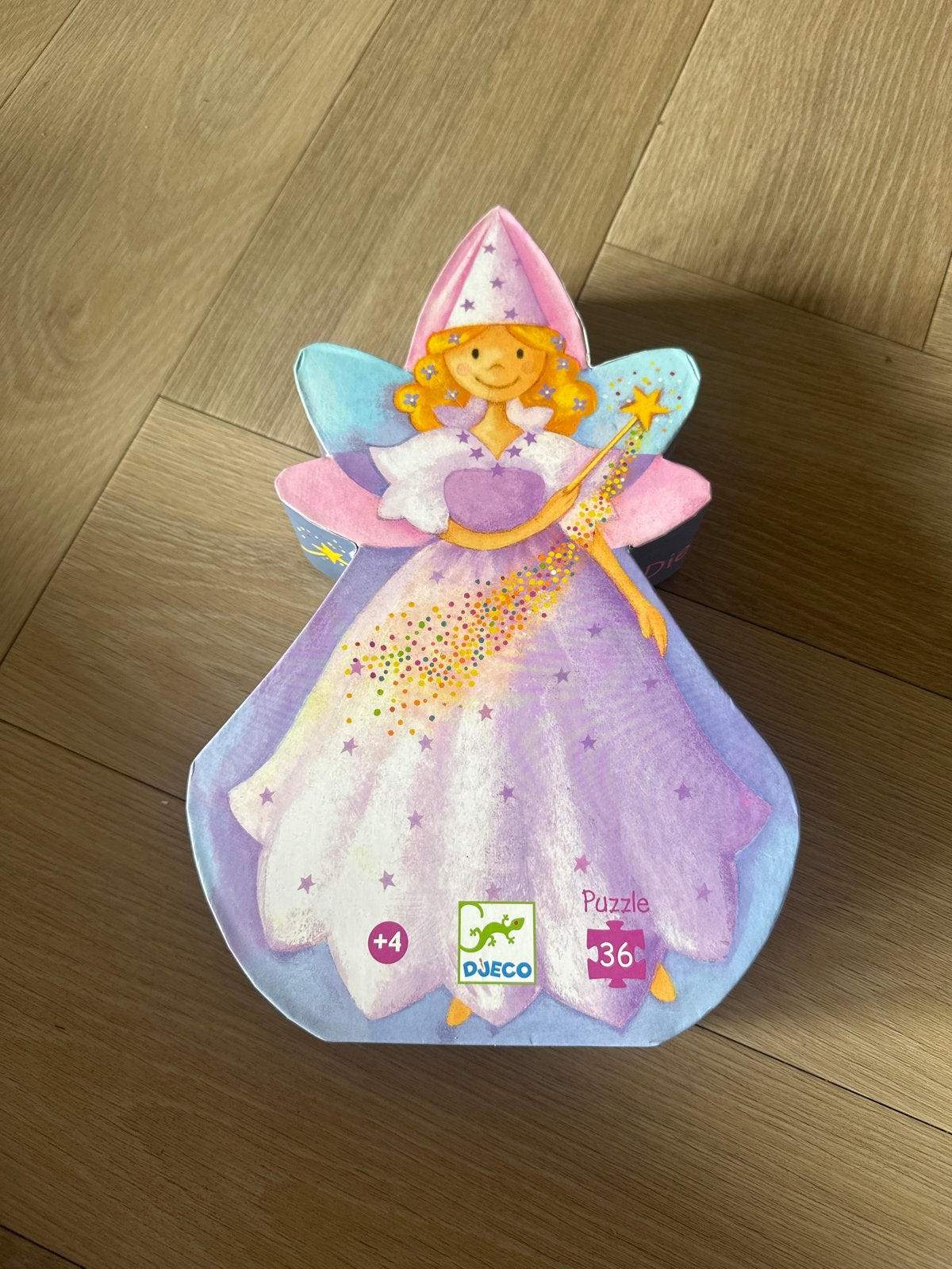 Djeco Feeën Puzzel 36 stukjes (+4 jaar), Kinderen en Baby's, Ophalen, 10 tot 50 stukjes, Zo goed als nieuw, 4 tot 6 jaar