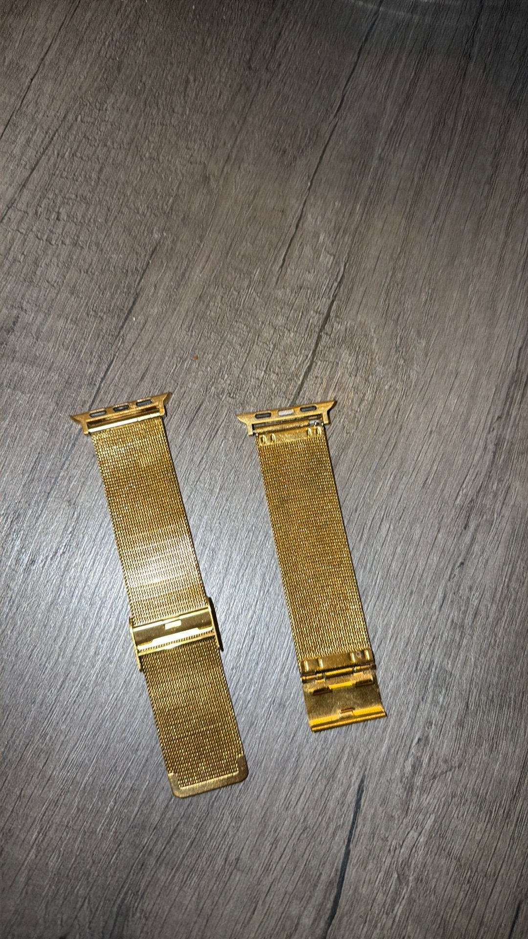 Apple watch band stainless steel Goud, Overige merken, Staal, Ophalen of Verzenden, Zo goed als nieuw