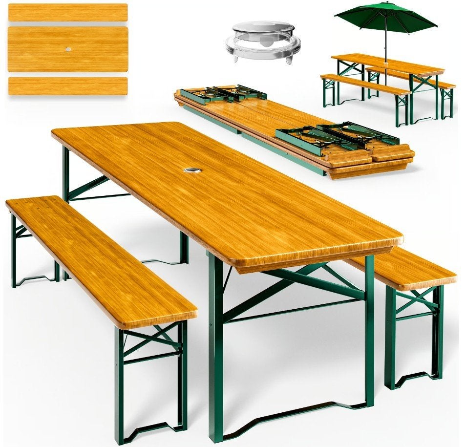 Biertafel Statafel biertafels bierbanken GRATIS BEZORGD!, Campingtafel, Verzenden, Nieuw, Nvt