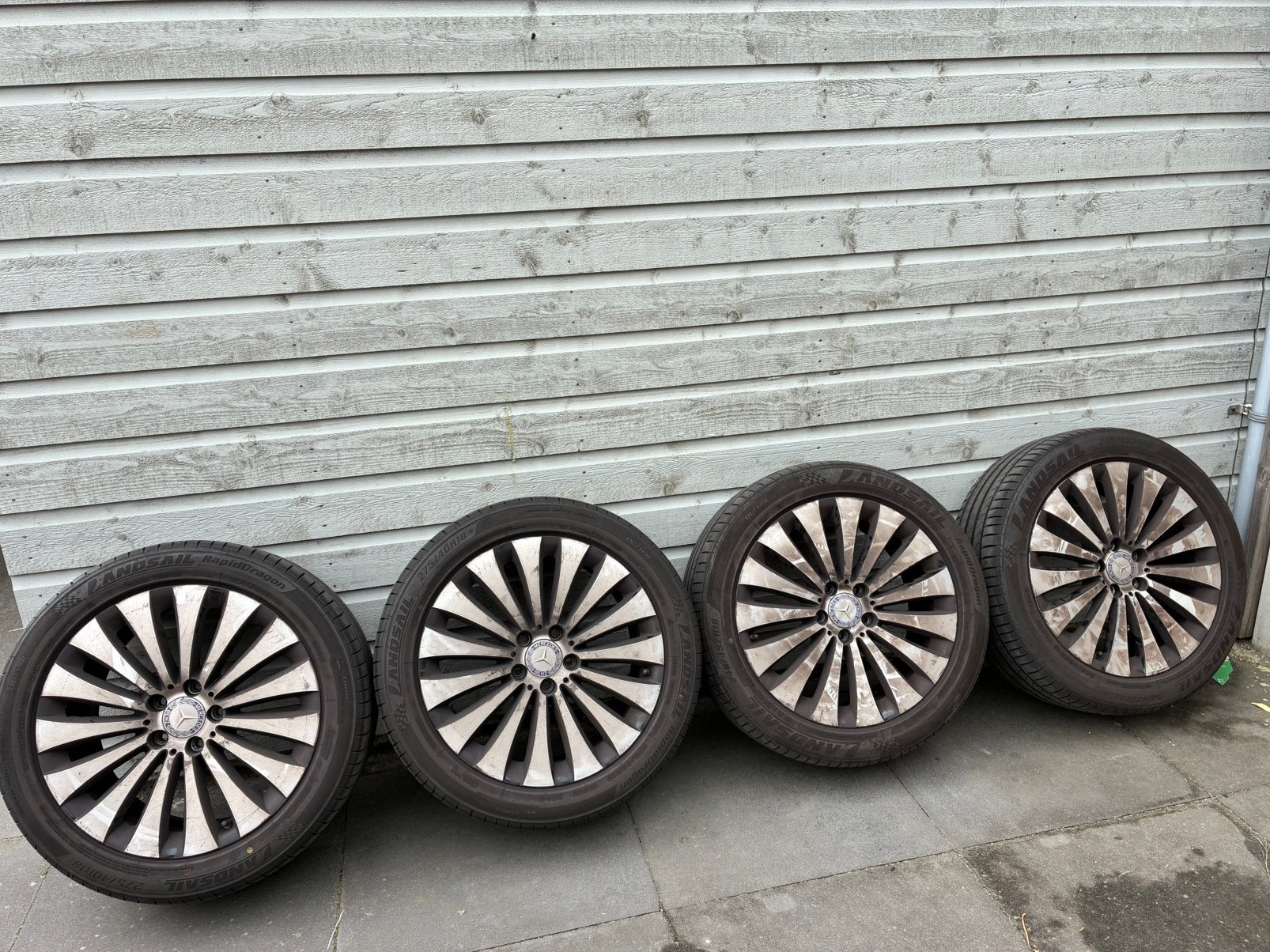 Velgen 18” met banden voor E klasse - origineel, Auto-onderdelen, Ophalen, 18 inch, Banden en Velgen, Personenwagen