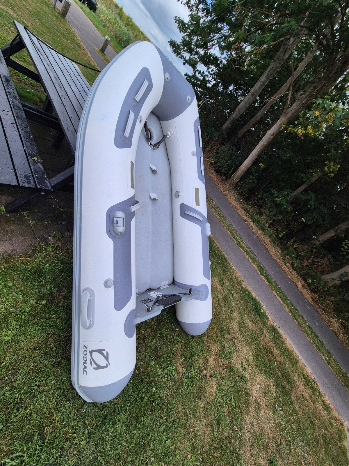Zodiac rubberboot, Watersport en Boten, Rubberboten, Ophalen, Gebruikt, PVC, Zodiac