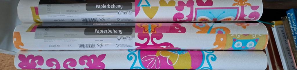 Vrolijk behang voor kinderkamer., Ophalen of Verzenden, Nieuw, Wanddecoratie