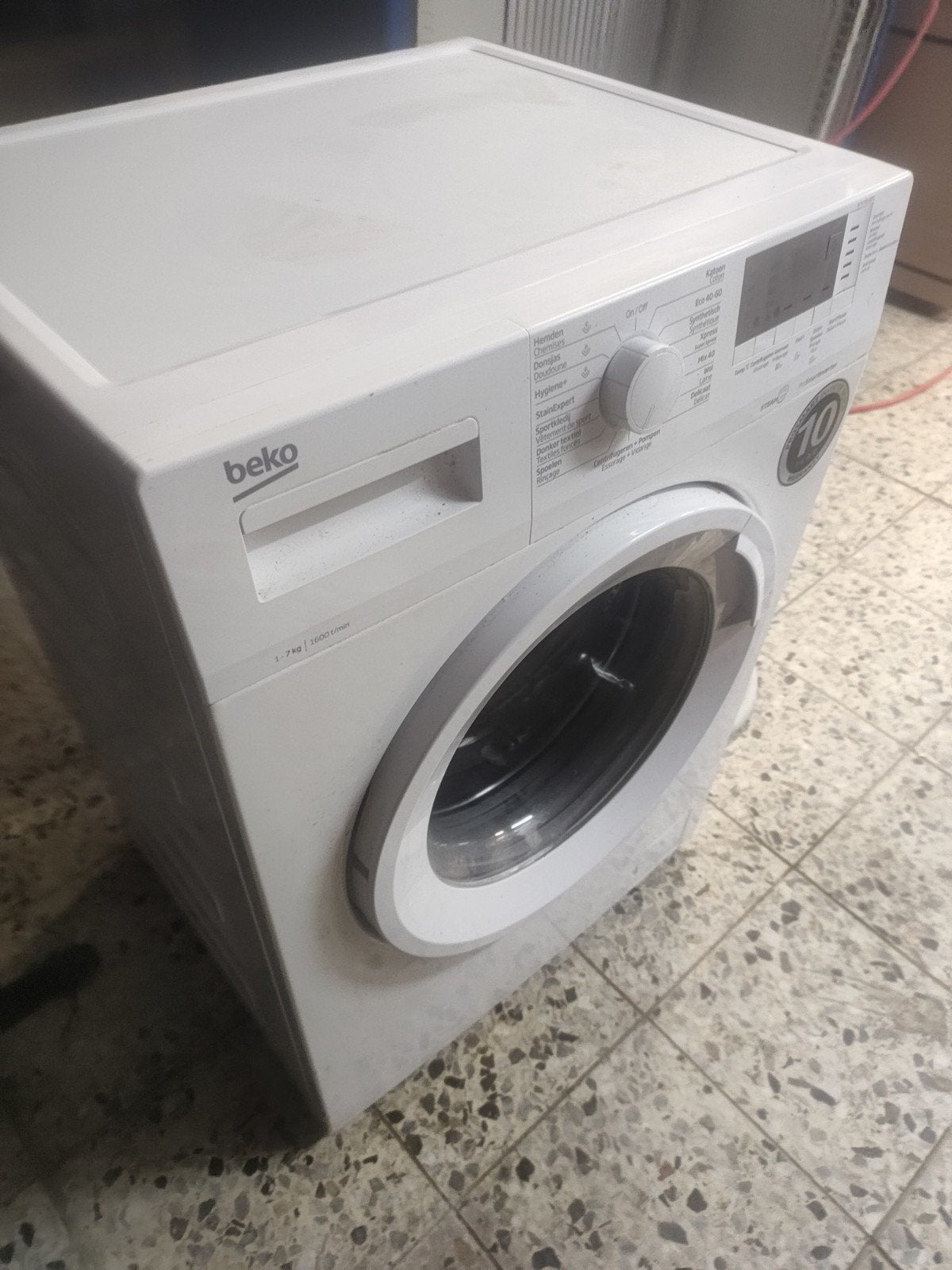 Beko WTV7812BS1 Wasmachine - 7kg, 1600 toeren, SteamCure, Ophalen, Zo goed als nieuw